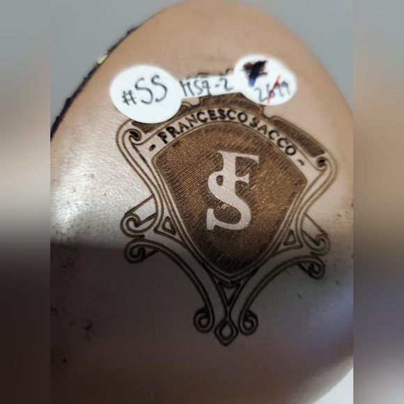 New without box sz 38 $2699 Francesco Sacco genuine python leather heeled boots - Picture 3 of 7